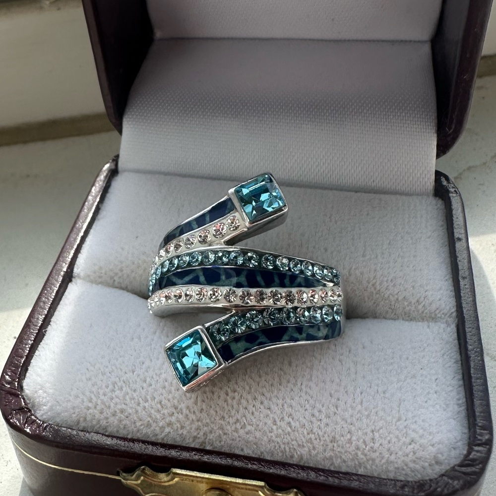 Sterling Silver Blue Quartz Ring